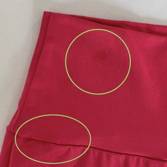 SHEIN Pant Women XS Pink Wide Leg Flare Pull On Stretch High Waist Casual Lounge - Picture 3 of 9